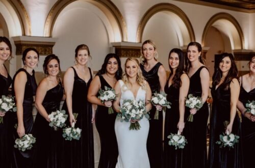 Modern Wedding Party Style Meets Classic Design: A Timeless Celebration
